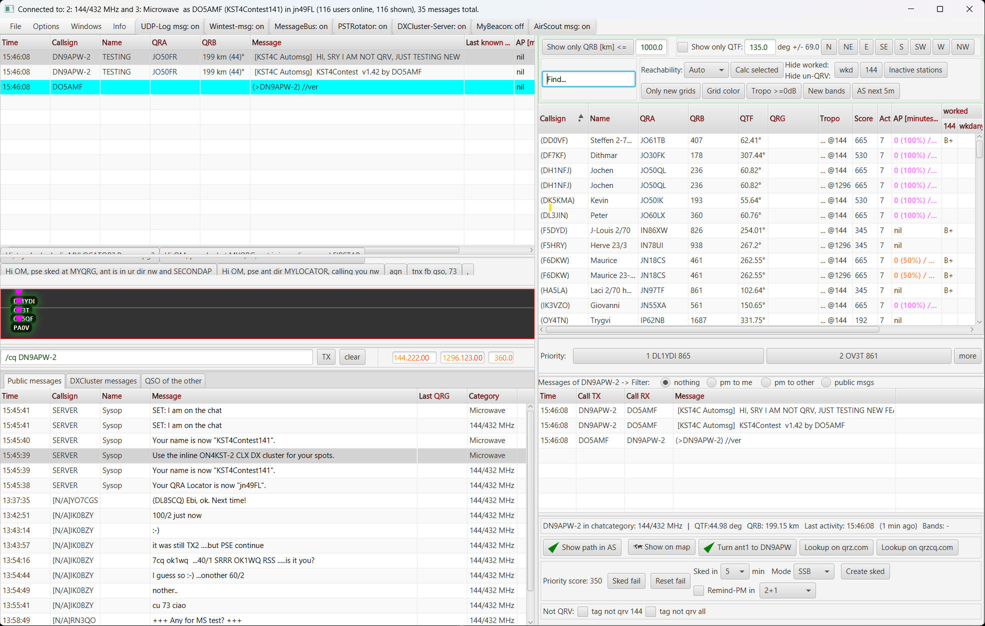 Wrapped filter bar in a narrow chat-member view